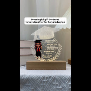 [EXCLUSIVE LIMITED EDITION] Class of 2024 Behind You All Your Memories Graduation Gift Personalized Custom Shape Warm LED Night Light