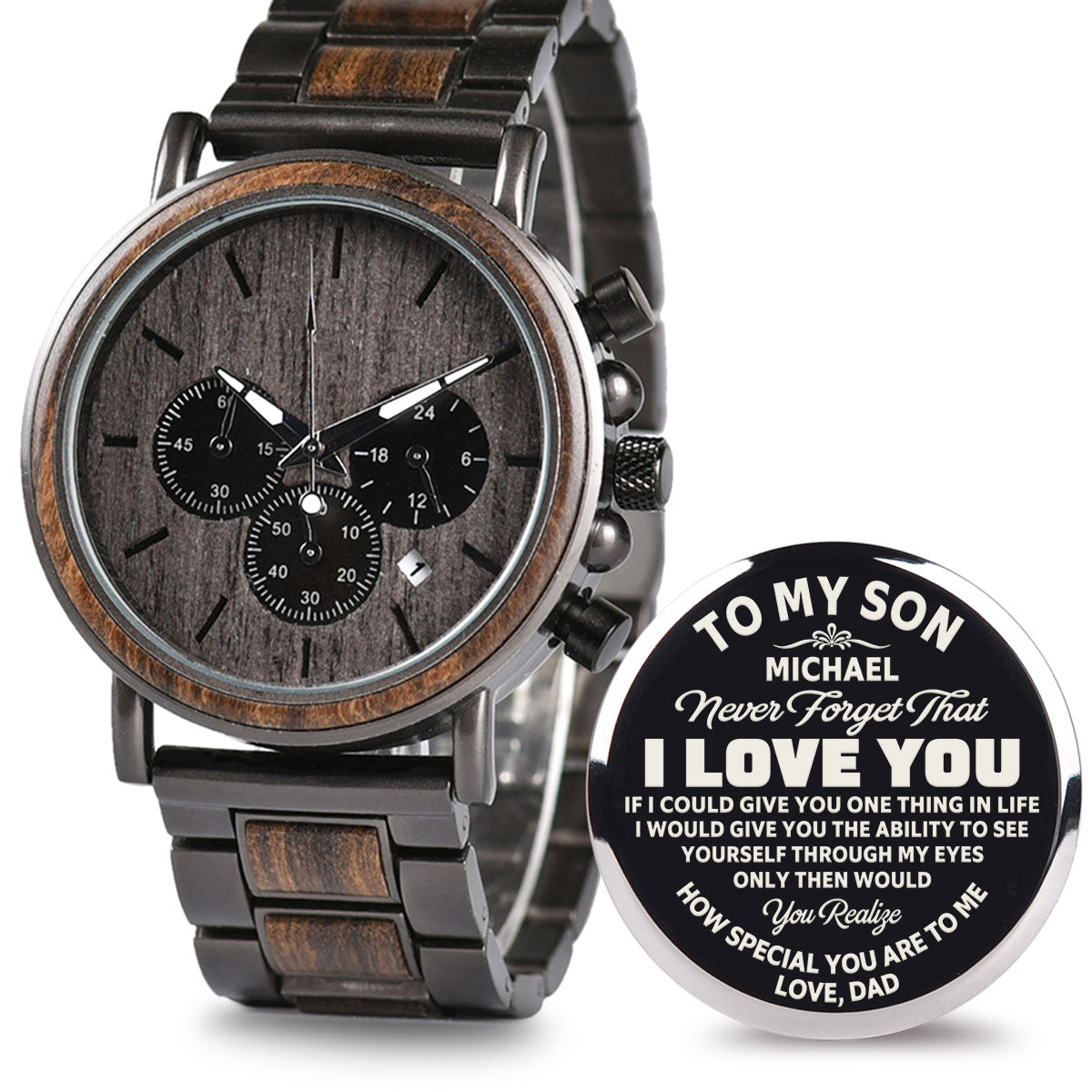 How Special You Are To Me – Personalized Engraved Wooden Watches GQ026