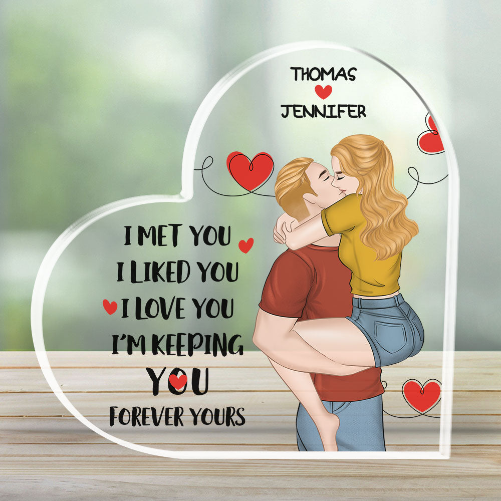 I Met You I Love You – Personalized Custom Acrylic Plaque
