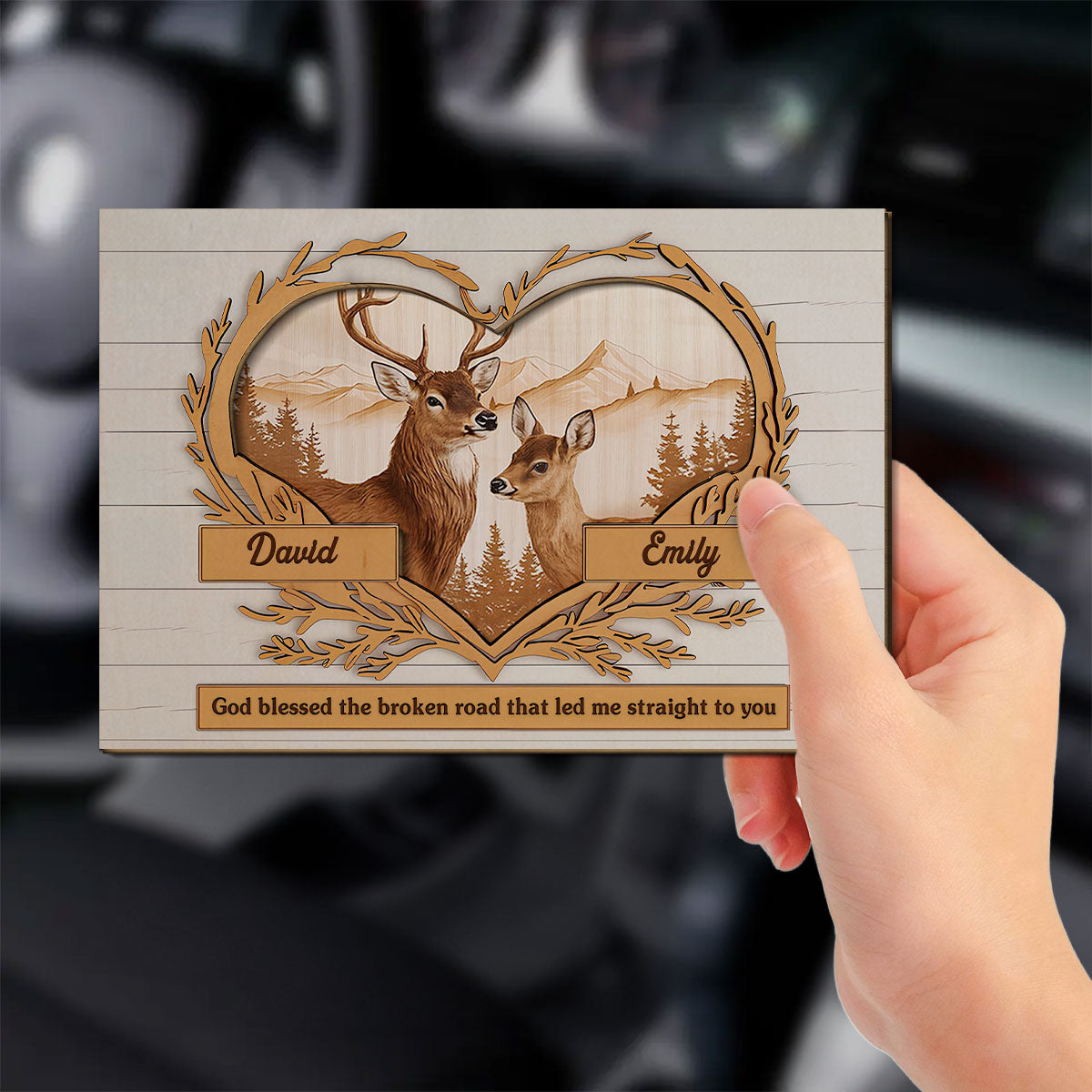 Led Me Straight To You – Personalized Custom Car Visor Clip
